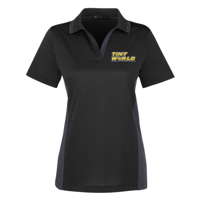 Tint World-M386W Harriton Womens Colorblock Polo