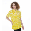 All-Over Print Women's Short Sleeve Shirt With Pocket